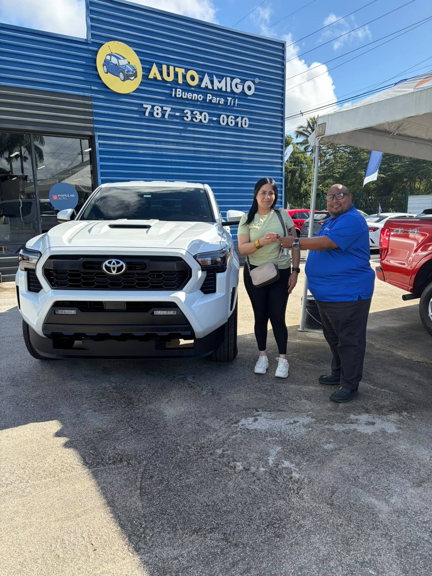 Entrega de Toyota Tacoma